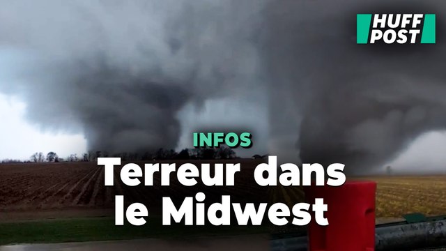 Les images angoissantes des tornades violentes frappant le centre des États-Unis