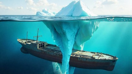 Le bateau de croisière disparu retrouvé gelé entre deux icebergs