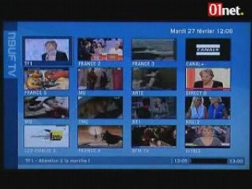 Vidéo 01net. Test Neuf TV