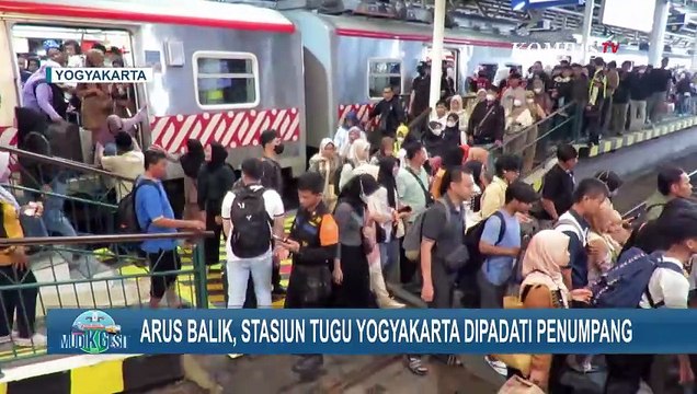 Arus Balik 3 April 2025: 28 Ribu Pemudik Berangkat dari Stasiun Tugu, Pantai Anyer Macet Parah
