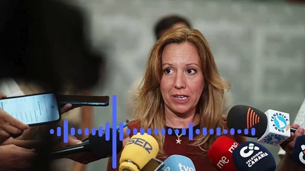 La presidenta del Cabildo de Tenerife, Rosa Dávila, informa de ráfagas de viento de 143 kilómetros por hora en el Teide