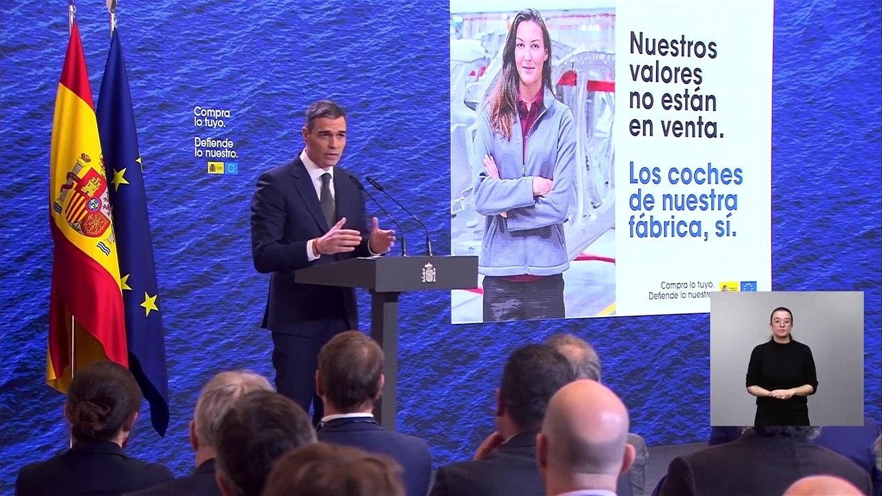 Sánchez anuncia 7.400 millones de nuevas ayudas para los sectores afectados por la guerra arancelaria