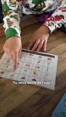 Faye et son fils Tommy, autiste