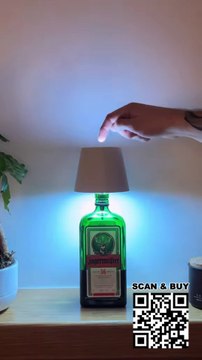 Wireless Bottle Lamp,3 Color Dimming Rechargeable Wine Bottle Lights