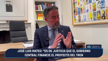 José Luis Mateo: "Es de justicia que el Gobierno central financie el proyecto del tren Palma-Llucmajor"