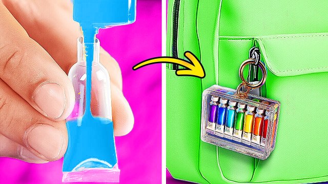 FUNNY RAINBOW CRAFTS || Drawing Hacks and Tips by 123 GO SCHOOL