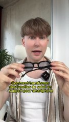 Transformer ses lunettes de soleil en support pour smartphone