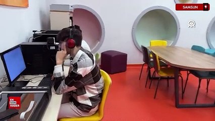 Samsun'da görme engelli bireyler için kitaplar dijital hale getiriliyor