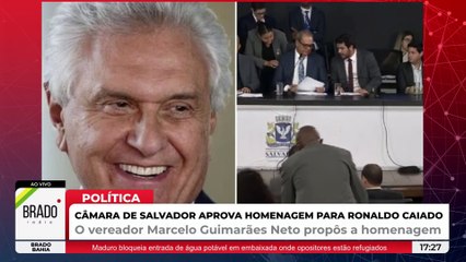 CÂMARA DE SALVADOR APROVA HOMENAGEM A CAIADO