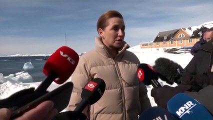 La primera ministra danesa visita Groenlandia: "Groenlandia es de los groenlandeses"