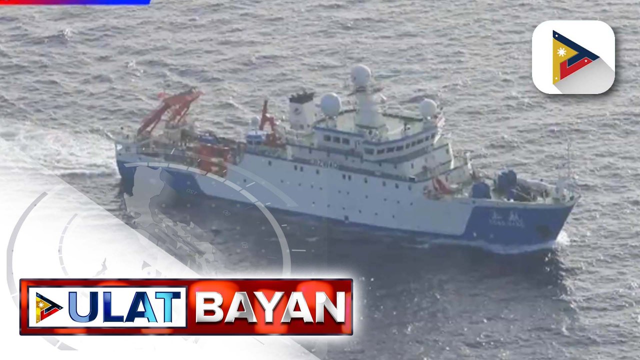 Chinese research vessel na nasa archipelagic waters ng Pilipinas, may naging tugon sa radio challenge ng PCG