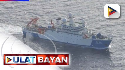 Chinese research vessel na nasa archipelagic waters ng Pilipinas, may naging tugon sa radio challenge ng PCG