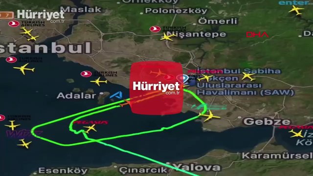 Sabiha Gökçen Havalimanı’na iniş için alçalan uçağın pilotu: Küçük kuşlara çarpmış olabilirim