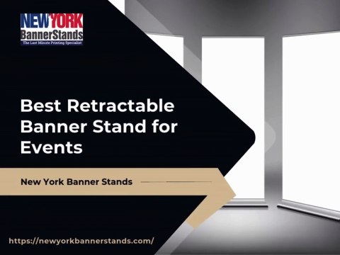 Stand Out with a Premium Retractable Banner - New York Banner Stands