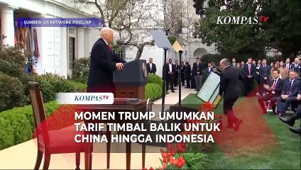 Momen Trump Umumkan Tarif Timbal Balik untuk China hingga Indonesia