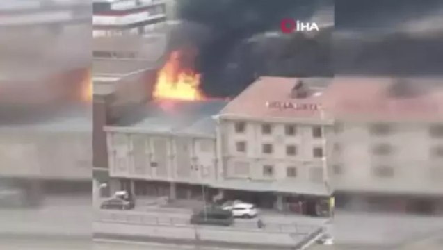 Ankara’da mobilyacılar sitesinde yangın