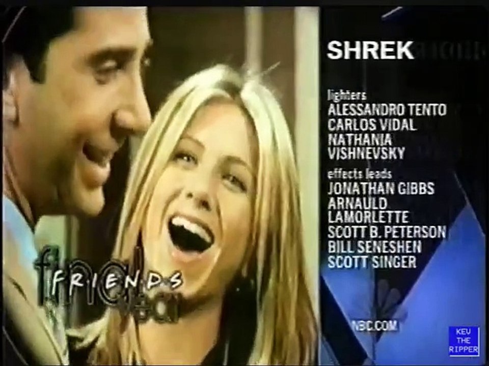 Shrek/American Dreams NBC Split Screen Credits