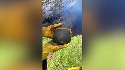 Magnet fishers discover 350-year-old cannonball used in English Civil War