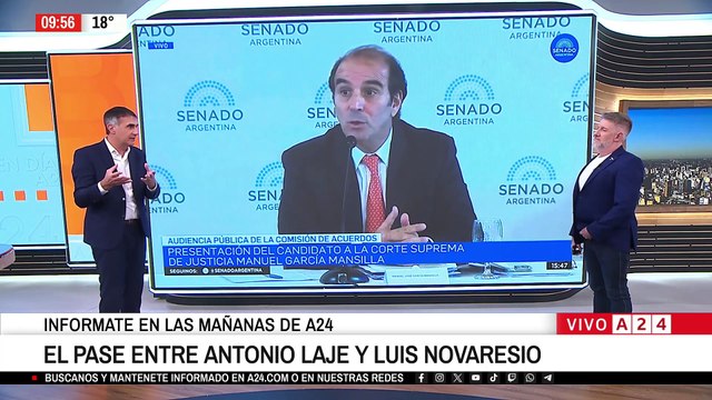 📺 GARCÍA MANSILLA Y CUÁNTO GANA UN SENADOR DE LA NACIÓN EN EL PASE ENTRE LAJE Y NOVARESIO