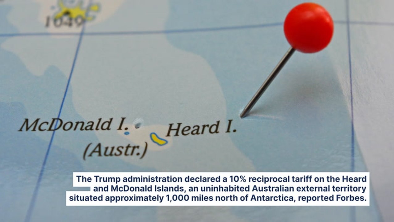 Trump Imposes Tariffs On Uninhabited Islands And Remote Locations: World Bank Data Raises Questions