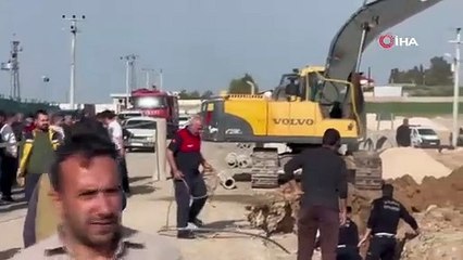 Şanlıurfa'da kanalizasyon çalışması sırasında 3 işçi göçük altında kaldı! Kurtarma çalışmaları başladı