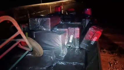 Ação integrada apreende embarcação com cigarros contrabandeados no Lago de Itaipu
