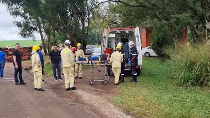 Duas pessoas ficam feridas em grave acidente na rodovia BR-277, em Cascavel