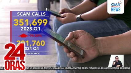 Scam calls, dumami sa unang bahagi ng 2025; Sim reg system, ire-review ng DICT | 24 Oras