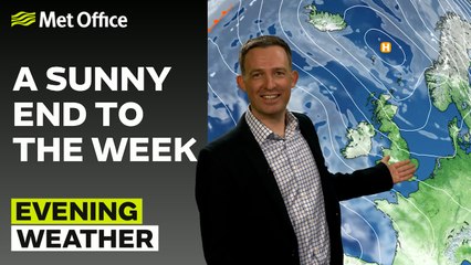 Met Office Evening Weather Forecast 03/04/25 – Dry and clear spells, some rain