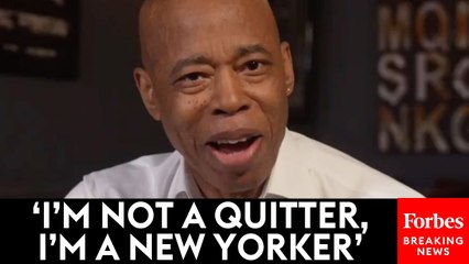 NYC Mayor Eric Adams Drops Out Of Dem Primary, Will Run For Reelection As Independent