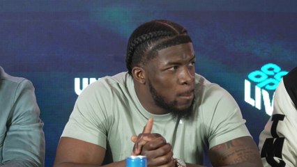 Joe Joyce and Filip Hrgovic plus Adeleye v Tshikeva press conference with stand-off