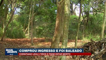 Fingiu estar morto: Corintiano compra ingressos e leva 5 tiros