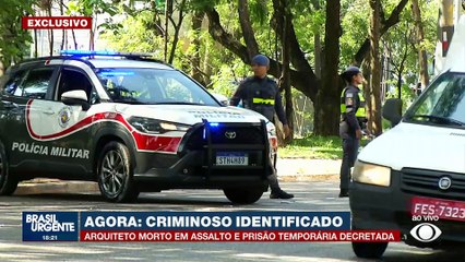 Arquiteto morto: bandido é identificado e tem prisão decretada