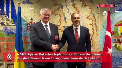 Dışişleri Bakanı Hakan Fidan'dan Brüksel'de diplomasi trafiği