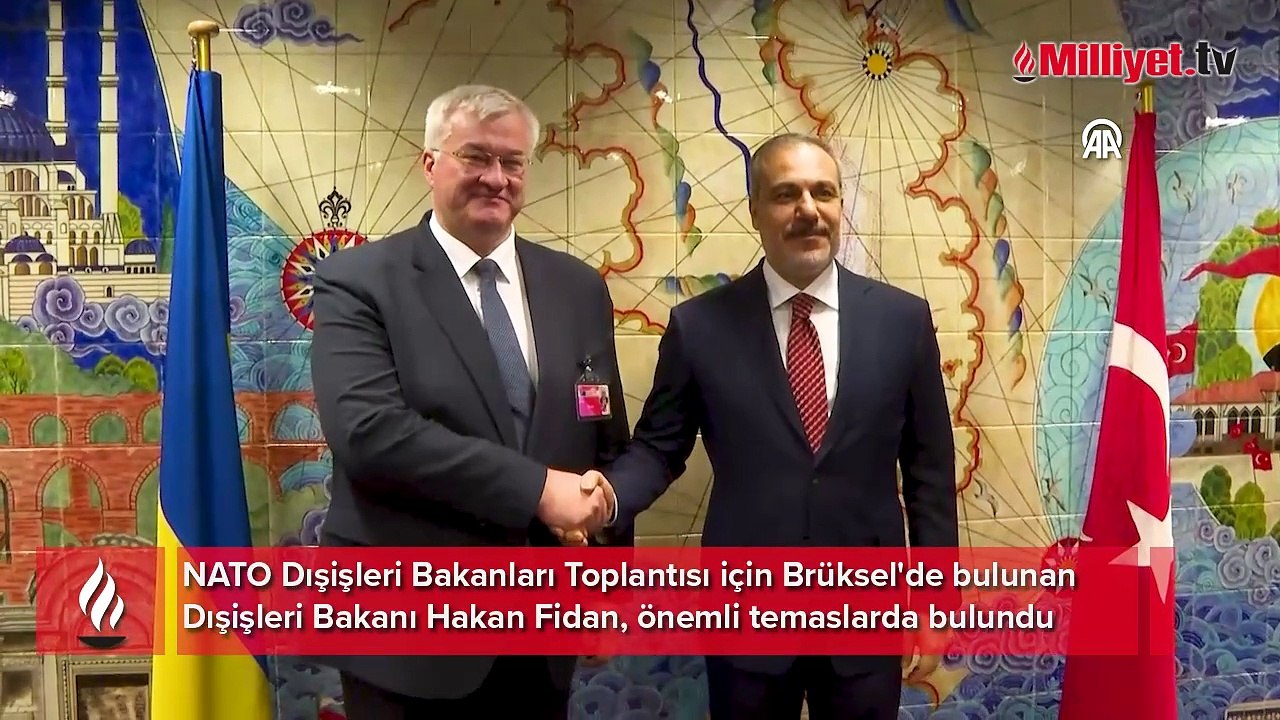 Dışişleri Bakanı Hakan Fidan'dan Brüksel'de diplomasi trafiği