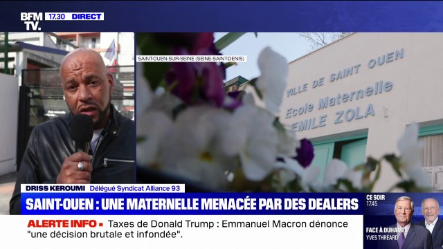 École maternelle près d'un point de deal à Saint-Ouen: L'État doit répondre présent face à ces dealers, les moyens doivent être mis à la disposition de la police , affirme Driss Karoumi (Alliance 93)