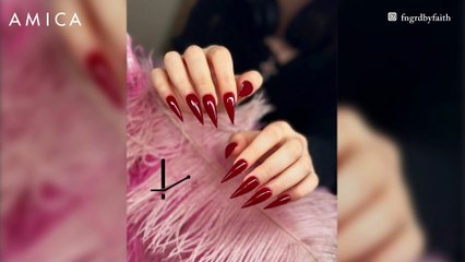 Le unghie a stiletto da copiare per la primavera