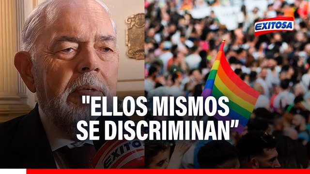 Jorge Montoya sobre personas LGTB: Ellos mismos se discriminan y quieren ser algo diferente en la sociedad