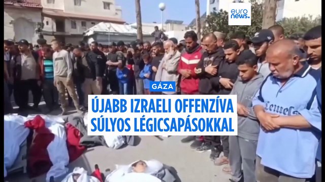 Súlyos légicsapásokkal kísért izraeli offenzíva indult Gázában
