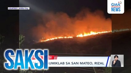 Grass fire, sumiklab sa San Mateo, Rizal | Saksi