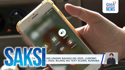 Scam calls noong unang bahagi ng 2025, lumobo kumpara noong 2024; bilang ng text scams, bumaba | Saksi