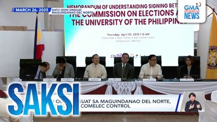 Datu Odin Sinsuat sa Maguindanao Del Norte, isasailalim sa Comelec control | Saksi