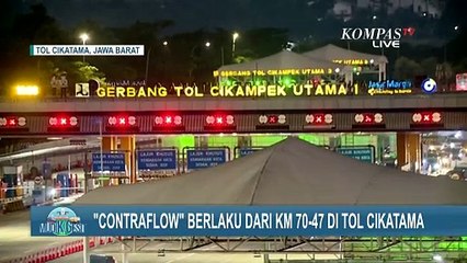 Arus Balik 3 April 2025: Sistem 'Contraflow' Diberlakukan di KM 70-47 Tol Cikatama