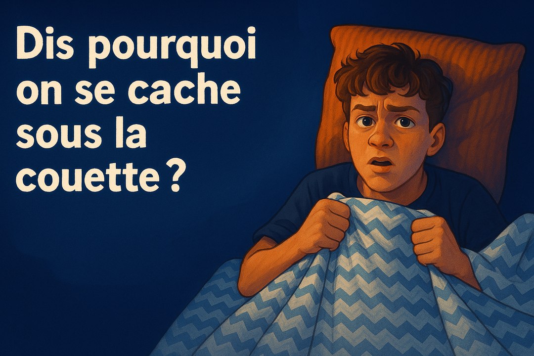 Dis pourquoi on se cache sous la couette ?