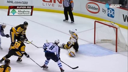Highlights 16-17 - Penguins vs. Jets (Crosby reaches a milestone) (2⁄17⁄2017)