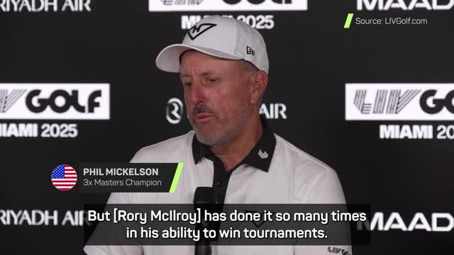 Nothing stopping McIlroy from winning Masters - Mickelson