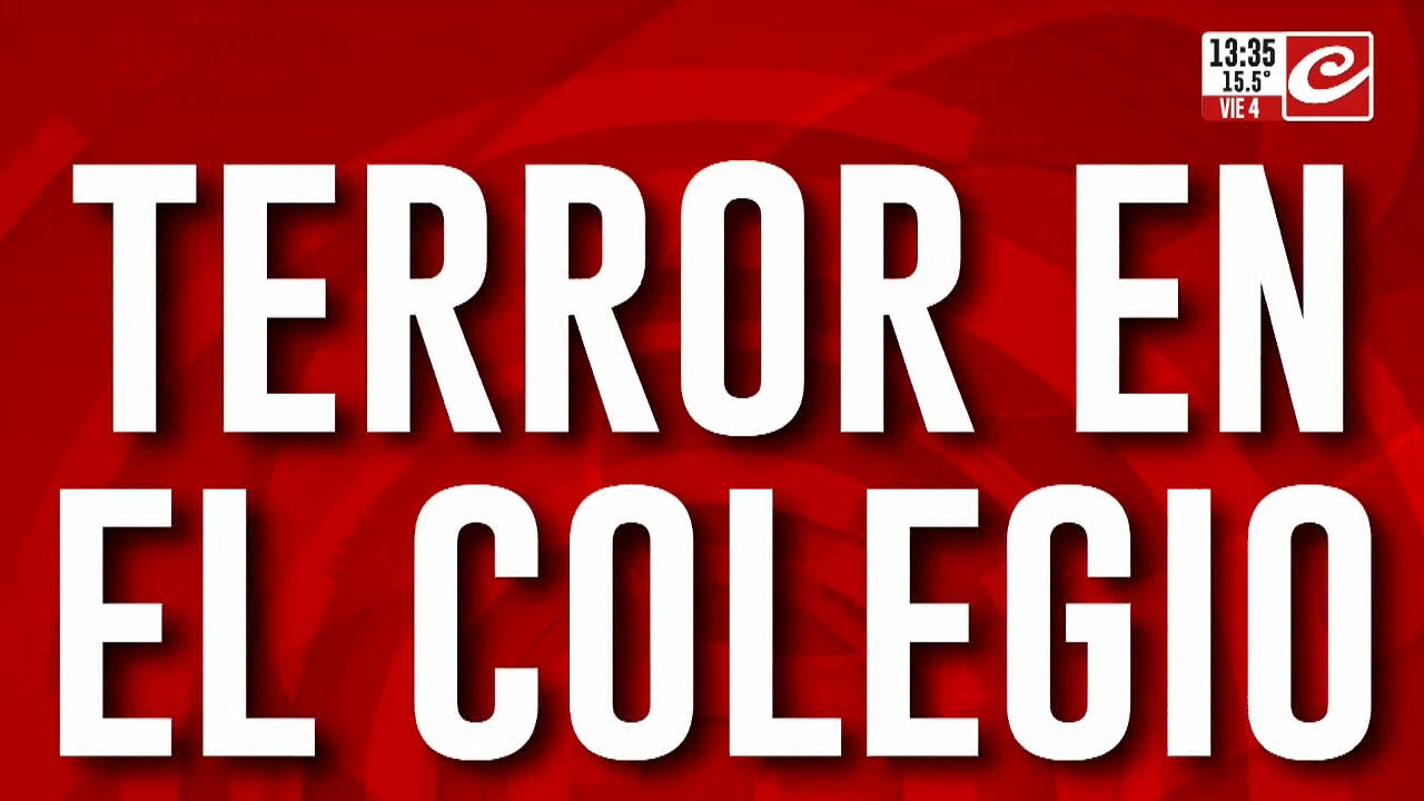 Terror en el colegio: alumnos planifican un tiroteo escolar por mensajes
