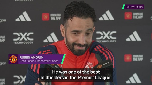 Ruben Amorim jokes about De Bruyne's departure from Manchester City