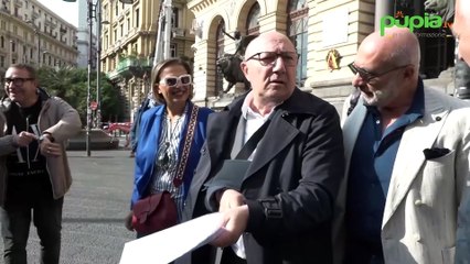 Camera Commercio Napoli, associazioni storiche protestano dopo rielezione di Fiola (04.04.25)