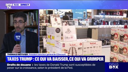 Droits de douane: "Ce qu'il va falloir observer, c'est la réponse de l'Europe", explique Thomas Métivier, PDG de CDiscount
